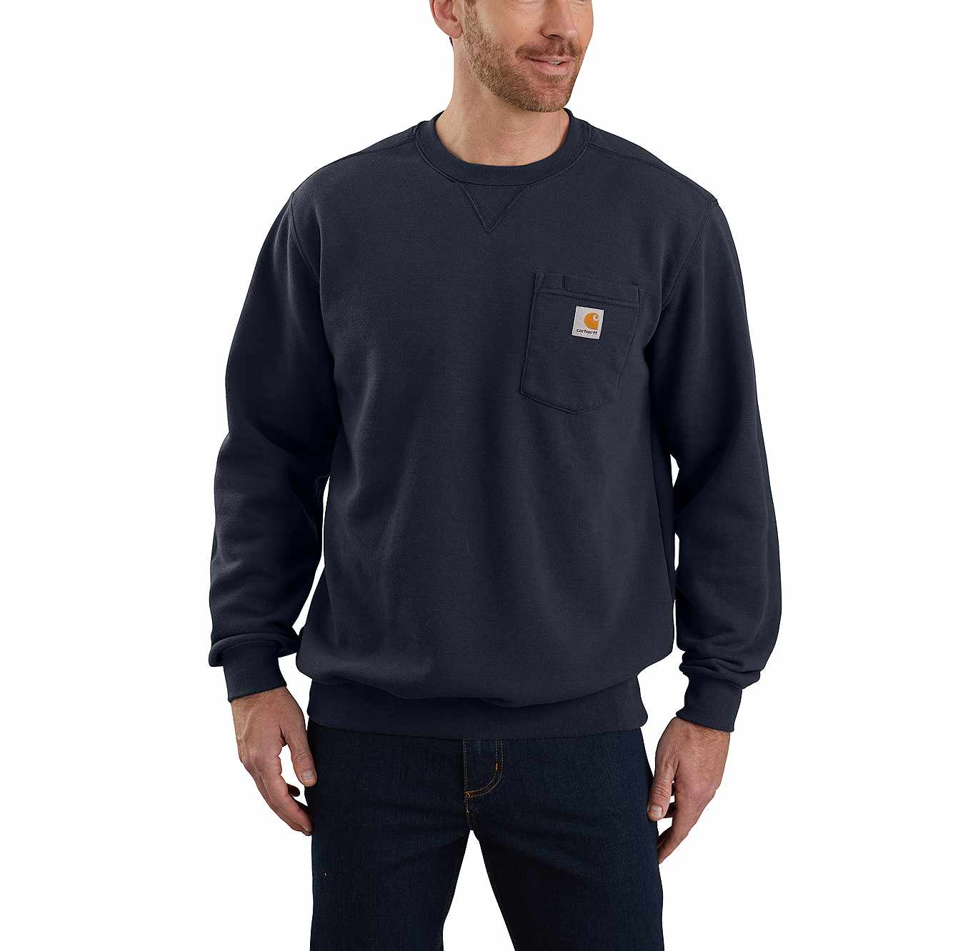 Carhartt Mens Crewneck Pocket Sweatshirt Regular and Big /& Tall Sizes