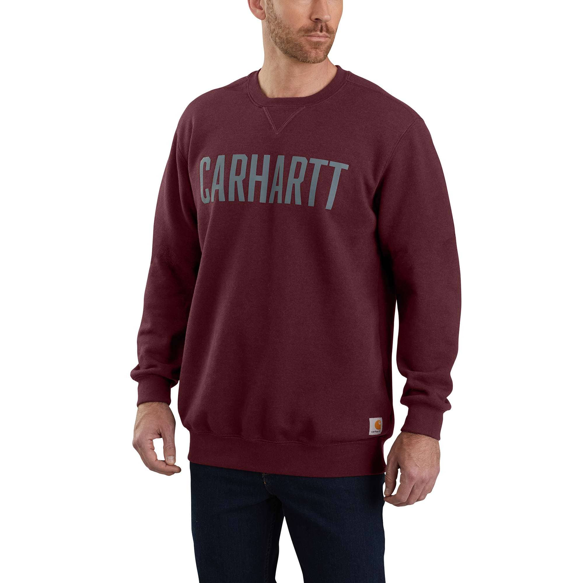 maroon carhartt sweatshirt