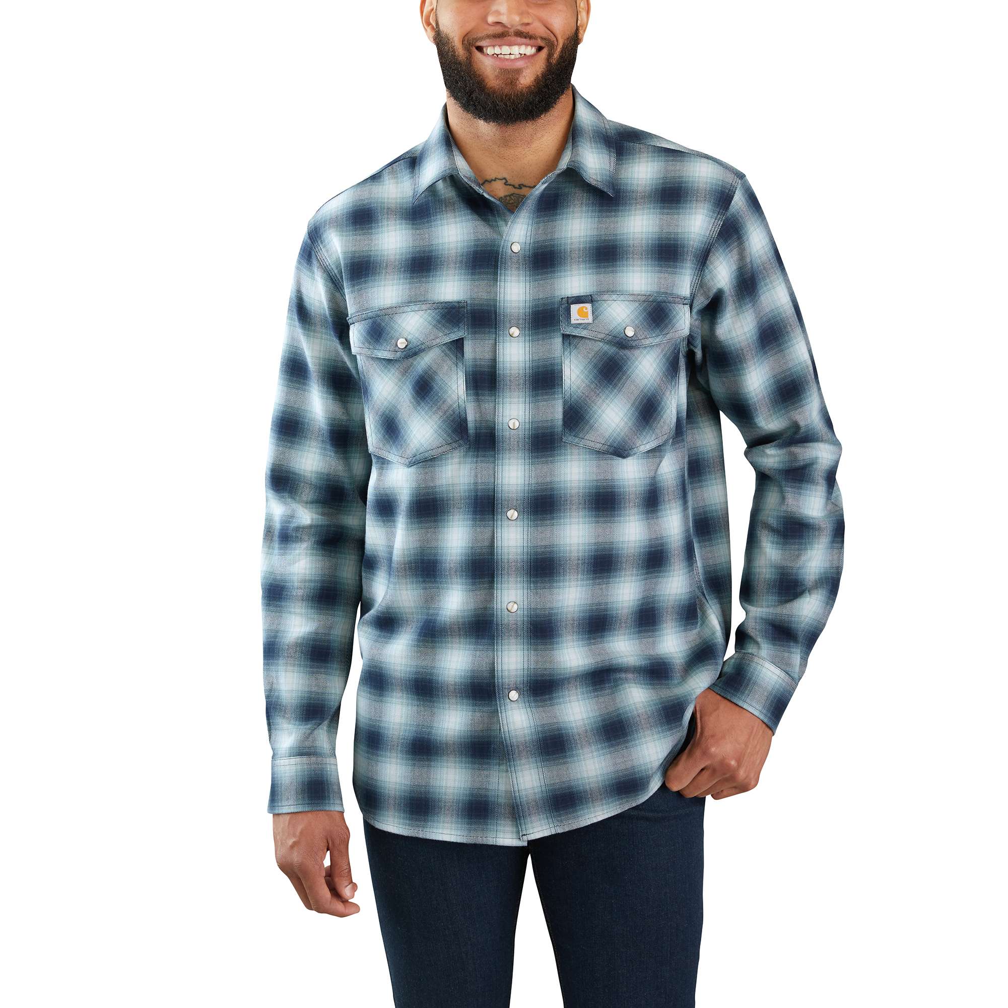 carhartt men's flannel shirts