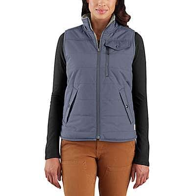 Carhartt Women's Folkstone Gray Utility Sherpa-Lined Vest