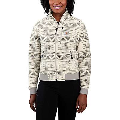 Carhartt Women's Malt Geometric Print Women's Sherpa Jacket
