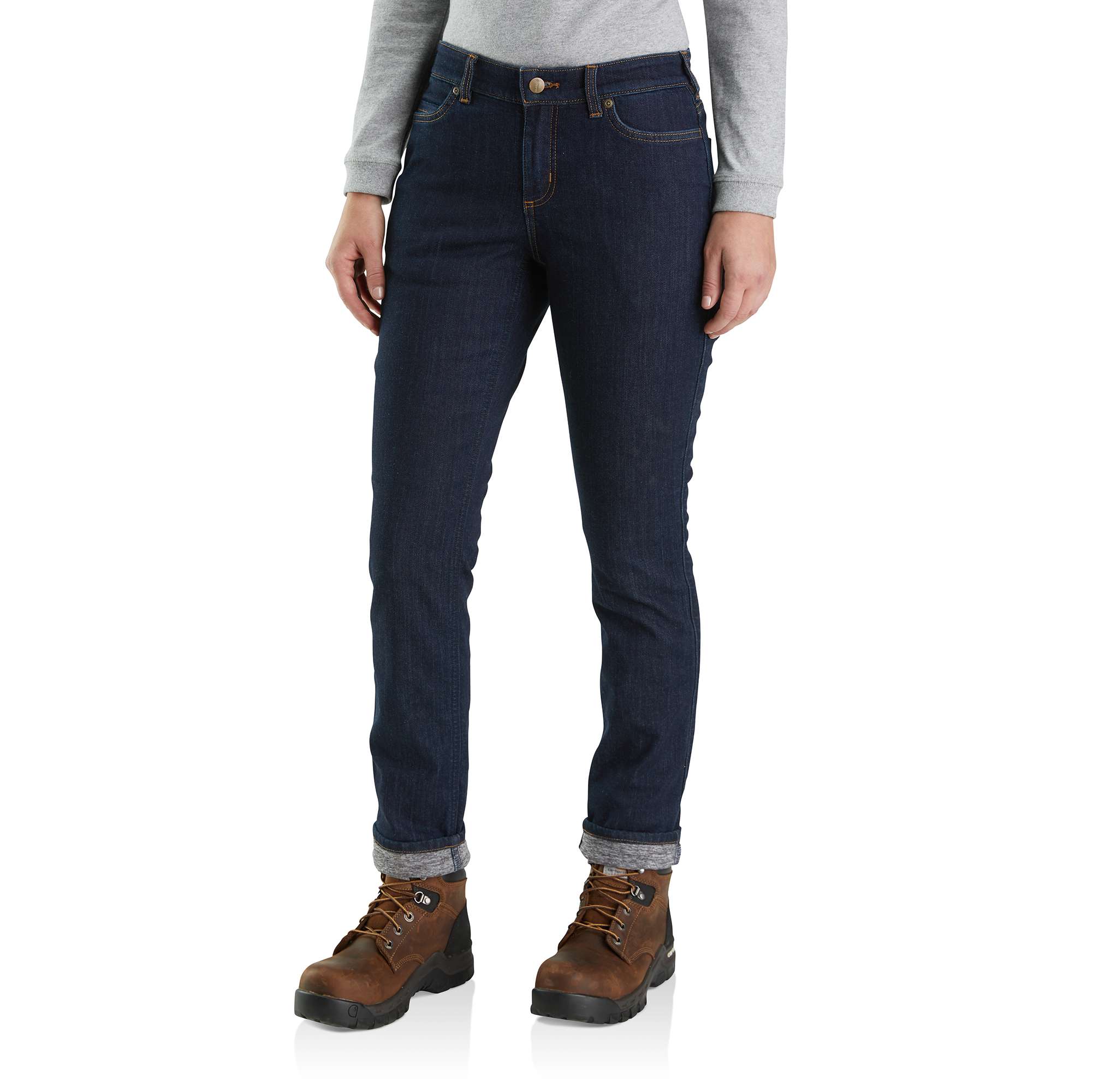 carhartt women's lined jeans