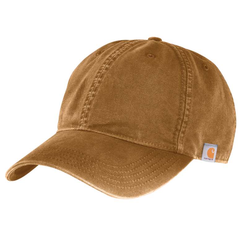 Carhartt  Carhartt Brown Cotton Canvas Cap