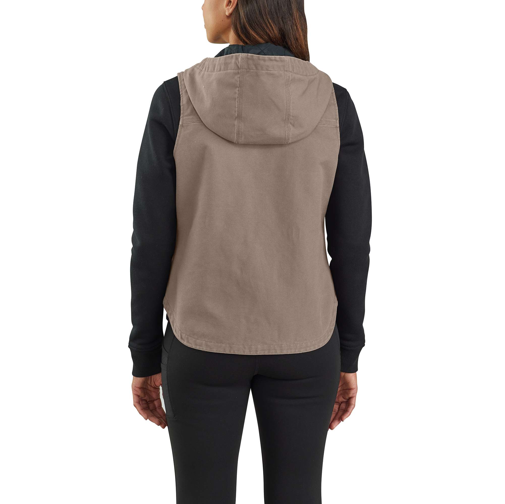 womens hooded carhartt vest