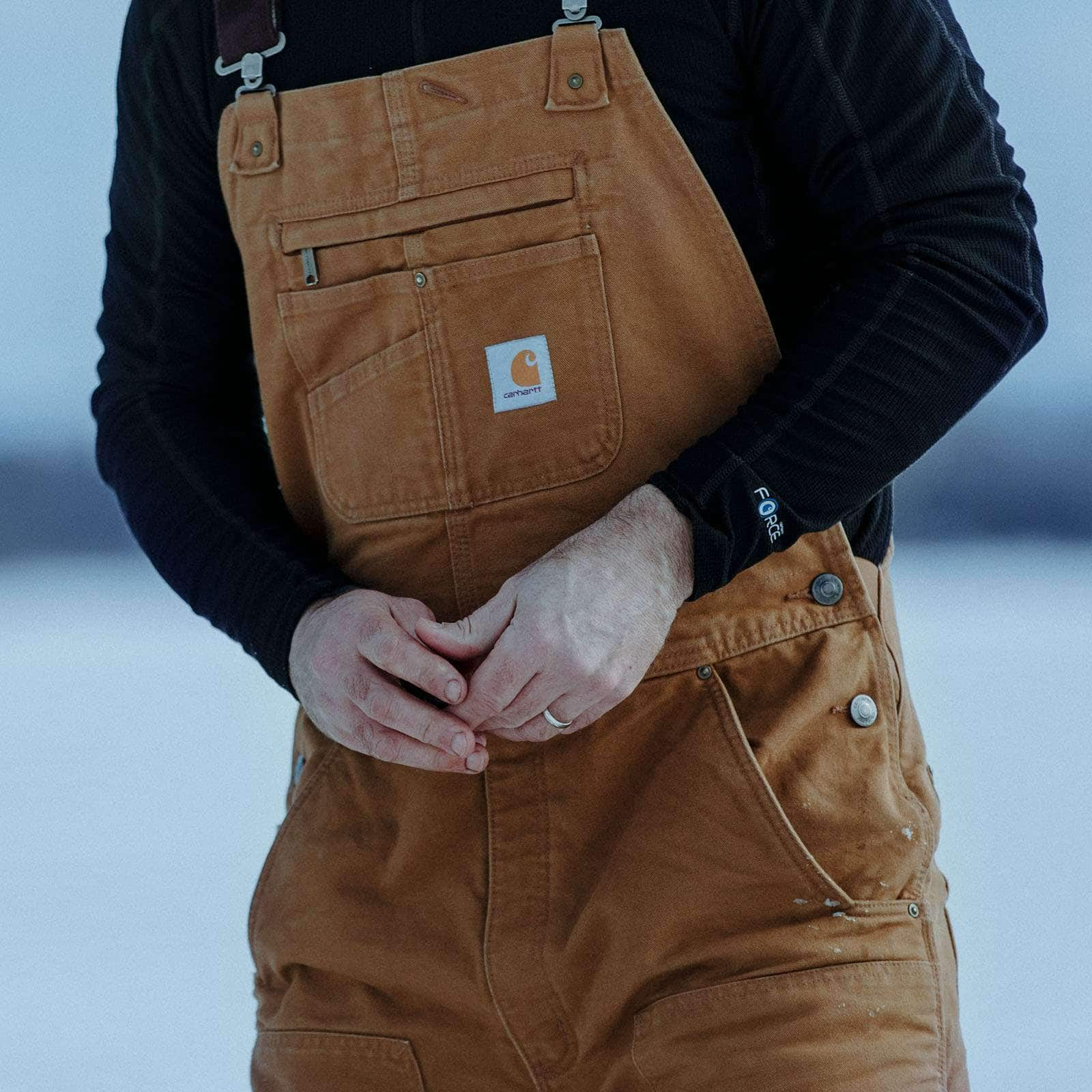 Additional thumbnail 6 of Men's Insulated Bib Overall - Loose Fit - Duck - 3 Warmest Rating