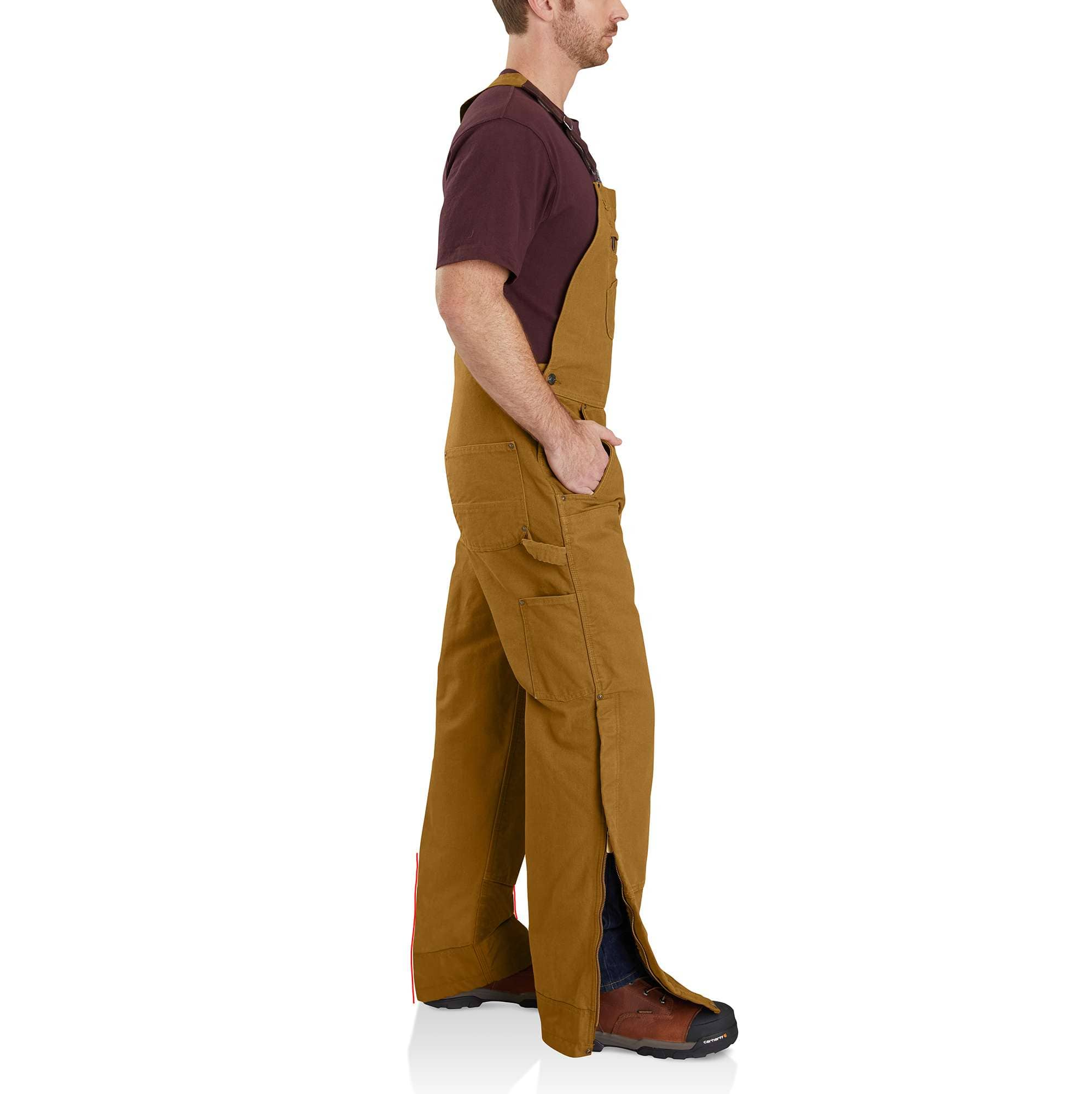 Additional thumbnail 3 of Men's Insulated Bib Overall - Loose Fit - Duck - 3 Warmest Rating