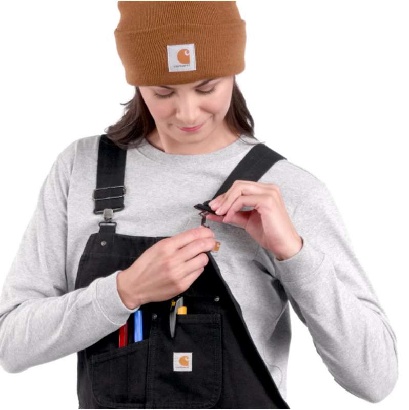 Carhartt  undefined Women's Insulated Bibs - Relaxed Fit - Washed Duck - 3 Warmest Rating