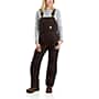 Additional thumbnail 1 of Women's Relaxed Fit Washed Duck Insulated Bib Overall