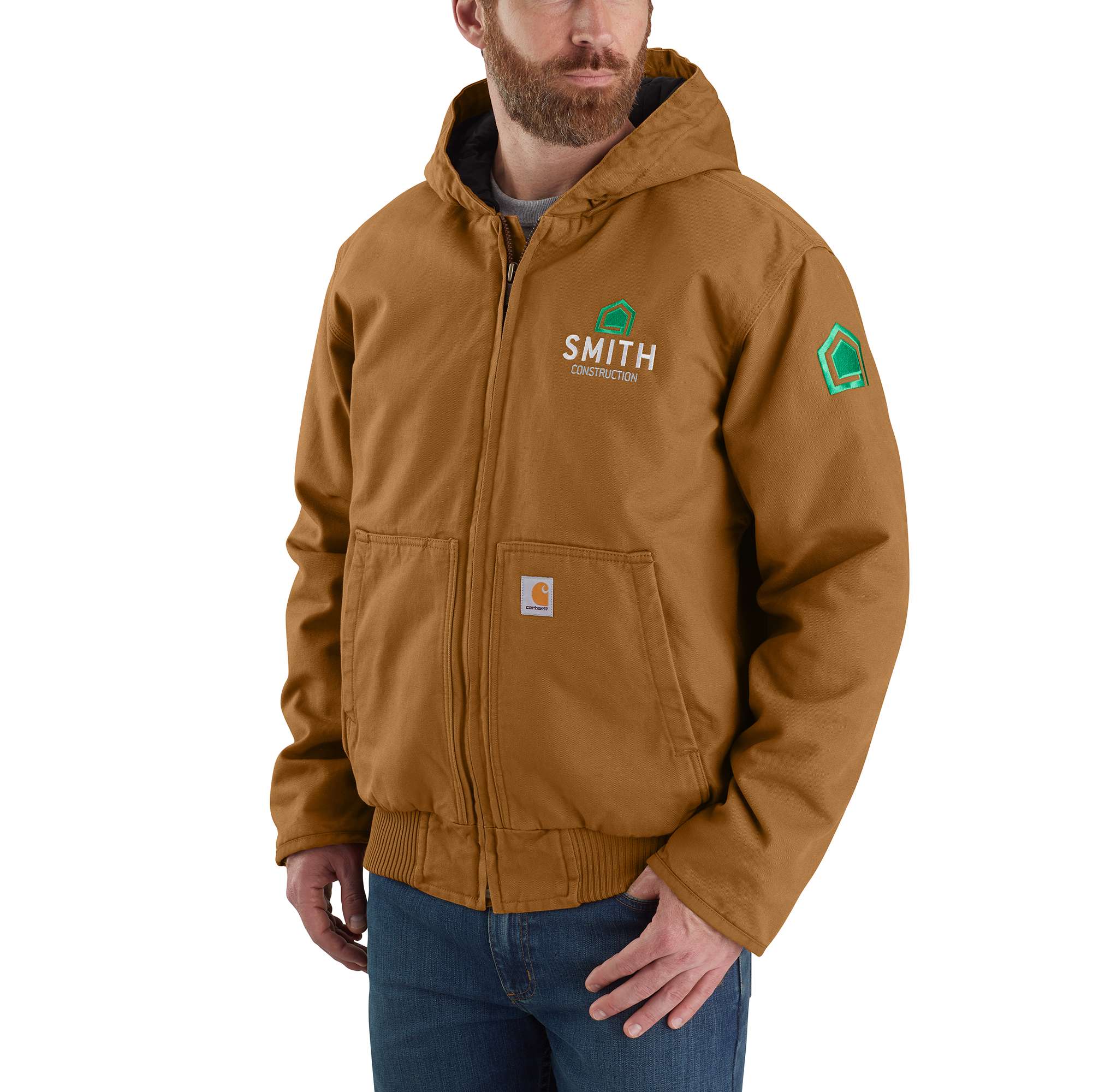 Carhartt duck hot sale active jacket