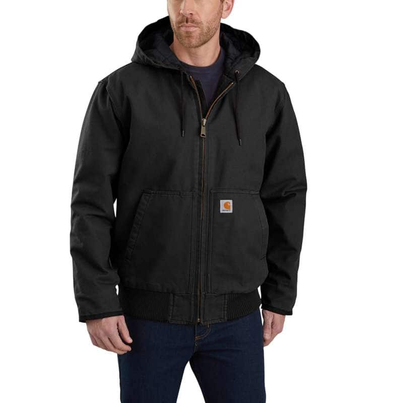 Women's Sherpa Lined Jacket - Loose Fit - Washed Duck - 3 Warmest Rating