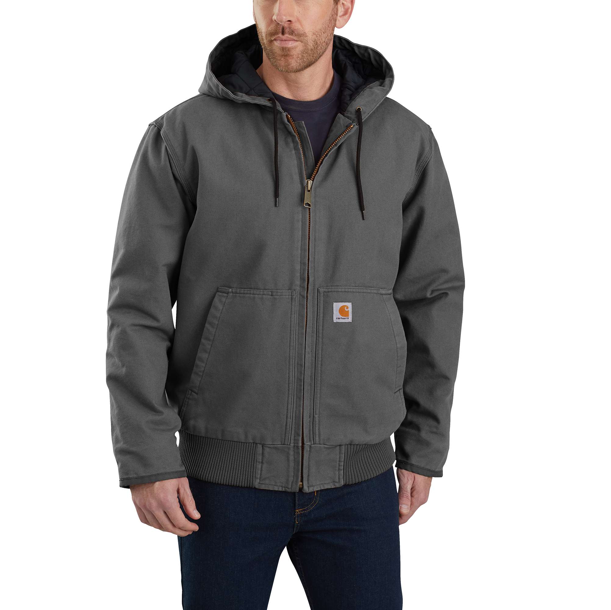 Men's Insulated Active Jac - Loose Fit - Washed Duck - 3 Warmest