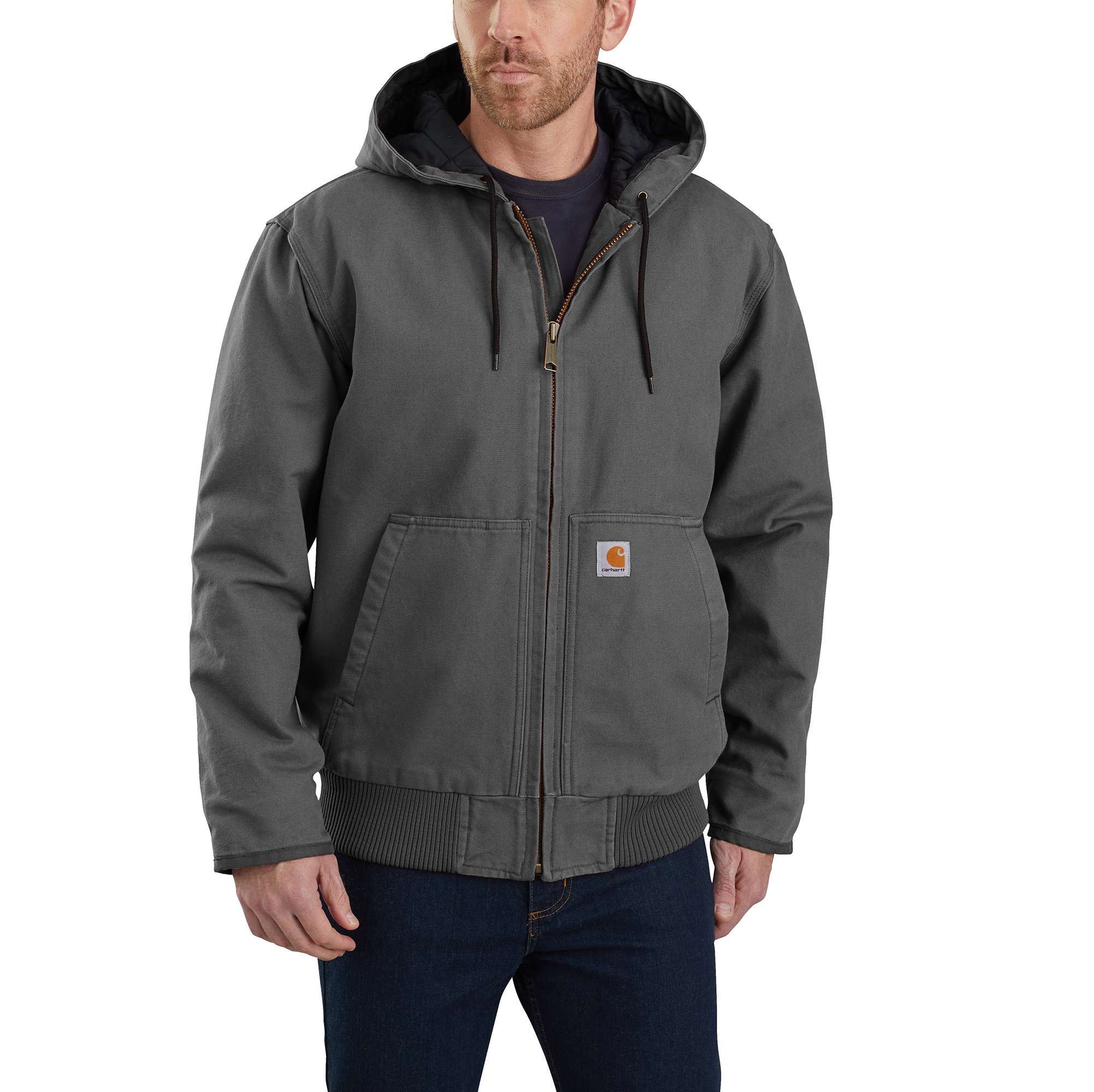 Men's Insulated Active Jac - Loose Fit - Washed Duck - 3 Warmest Rating ...