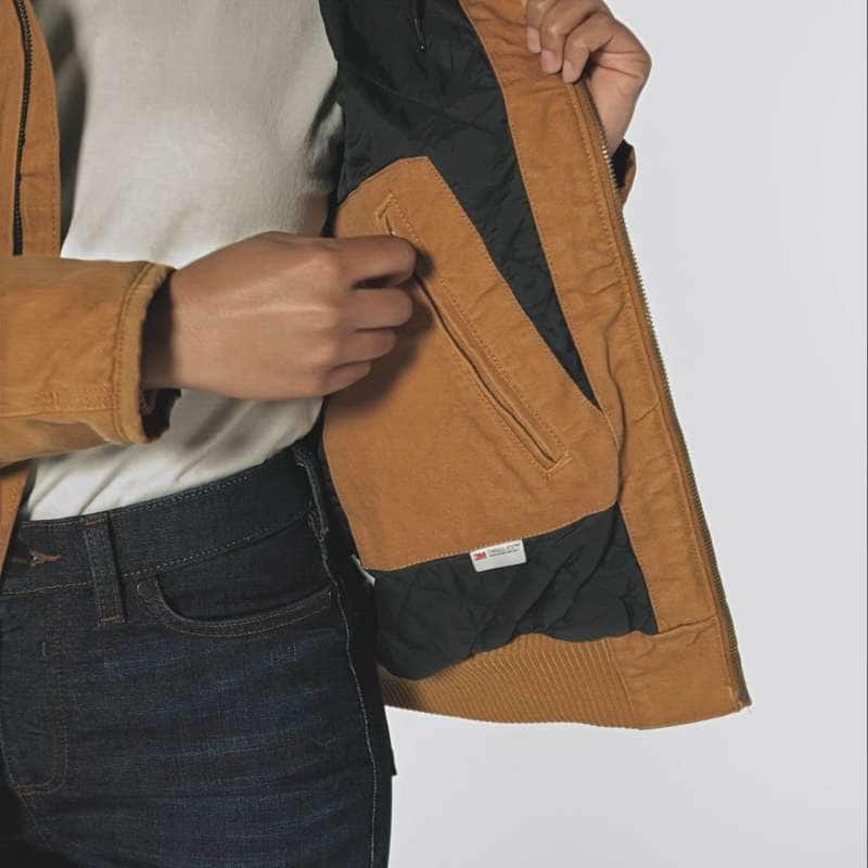 Women's Rain Defender® Loose Fit Lightweight Insulated Hooded Coat - 4 Extreme Warmth Rating