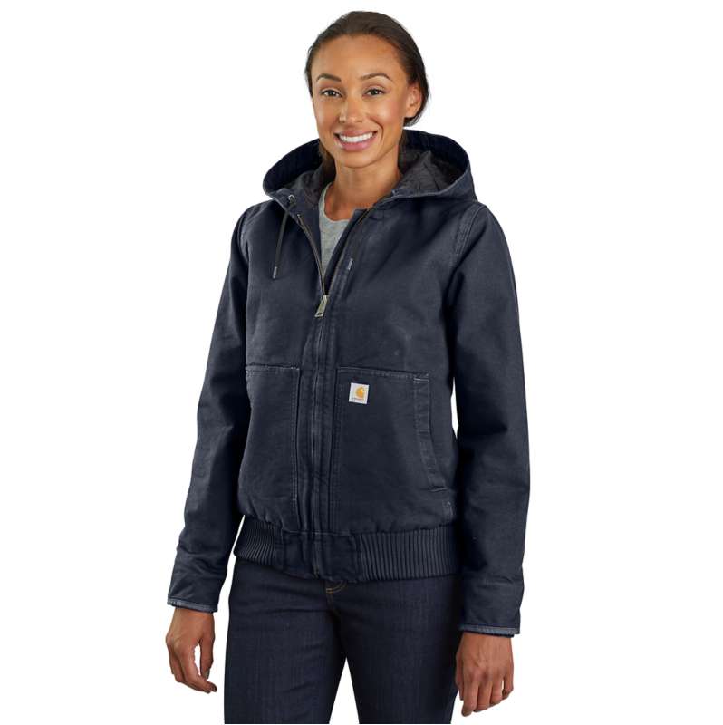 Carhartt  Navy Women's Active Jac - Loose Fit - Washed Duck - 3 Warmest Rating