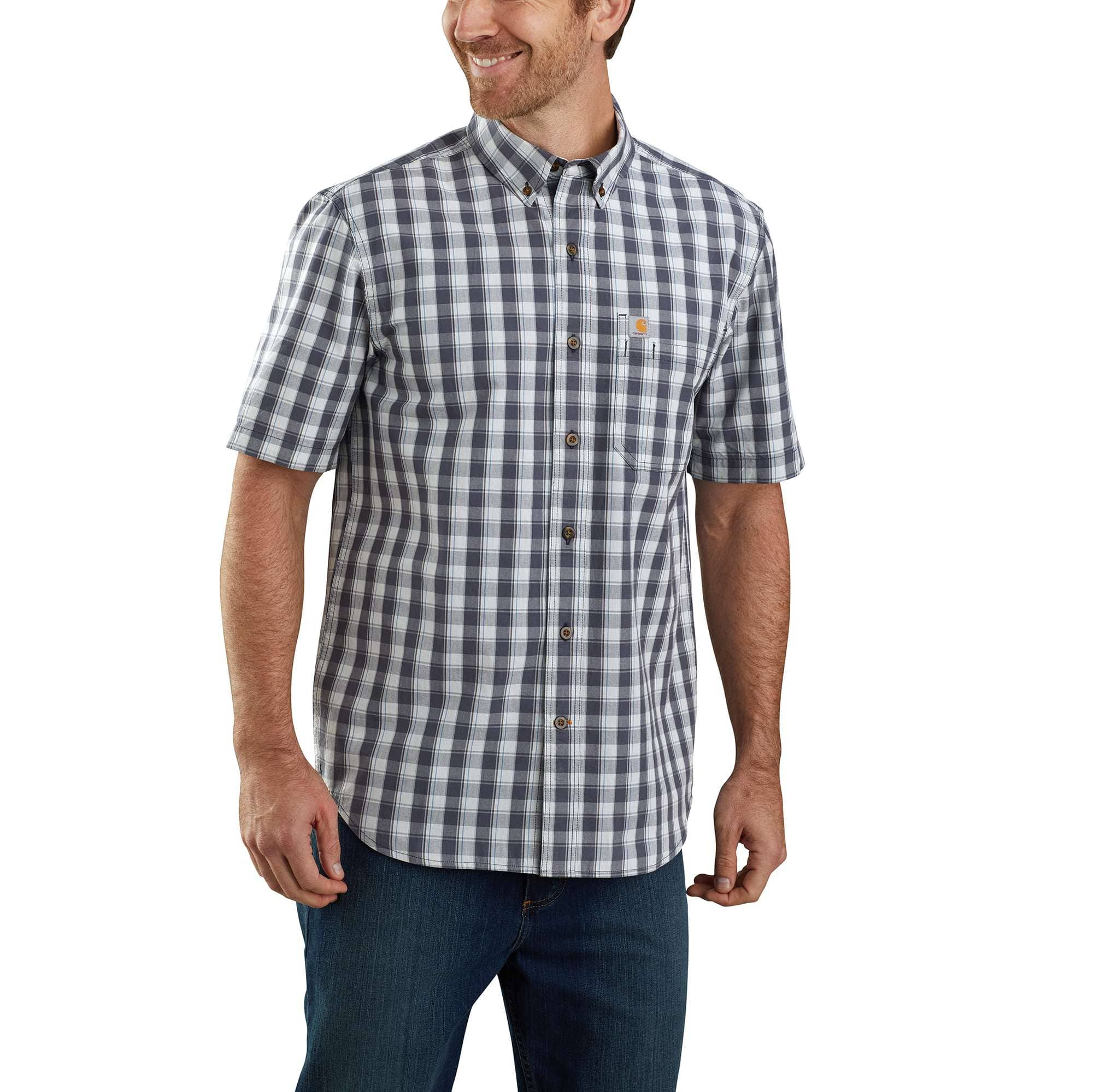 carhartt button up short sleeve shirts