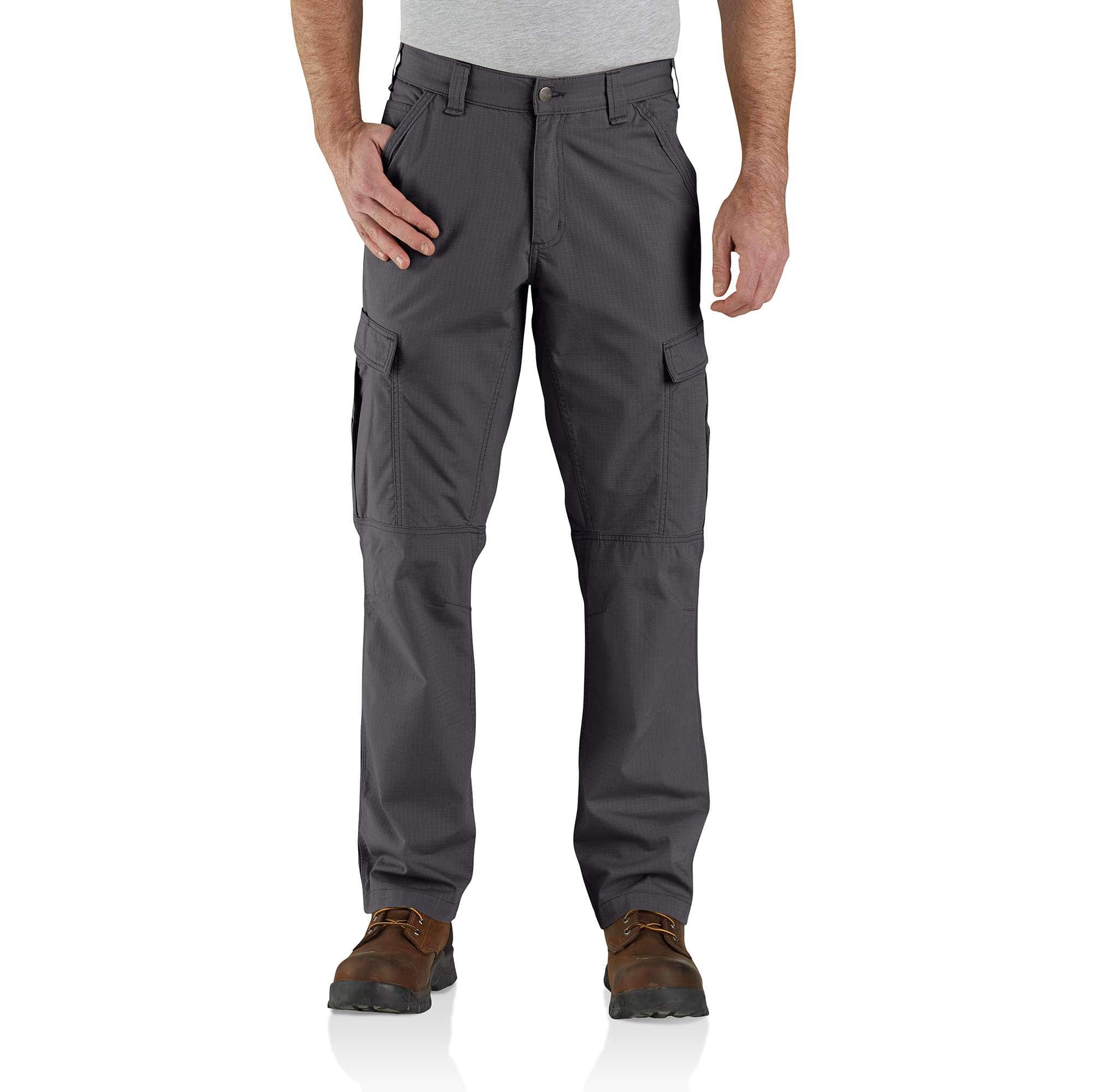 Carhartt Men's 28 in. x 32 in. Hickory Cotton/Spandex Rf Relaxed