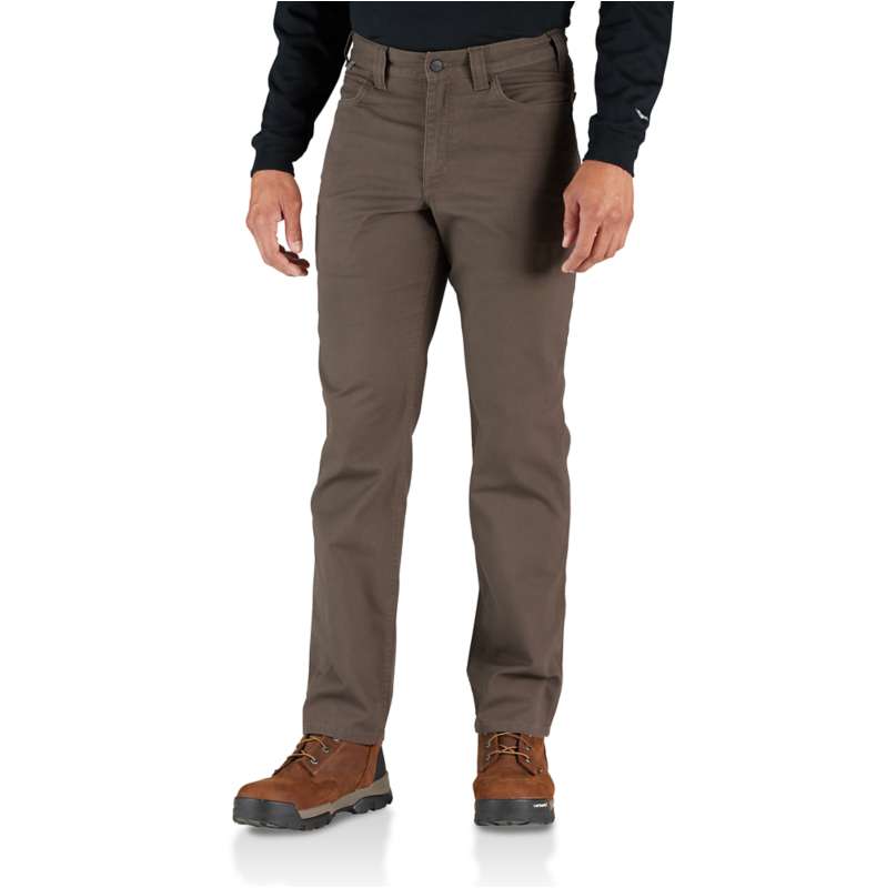 Flame-Resistant Rugged Flex Relaxed Fit Canvas Five-Pocket Work