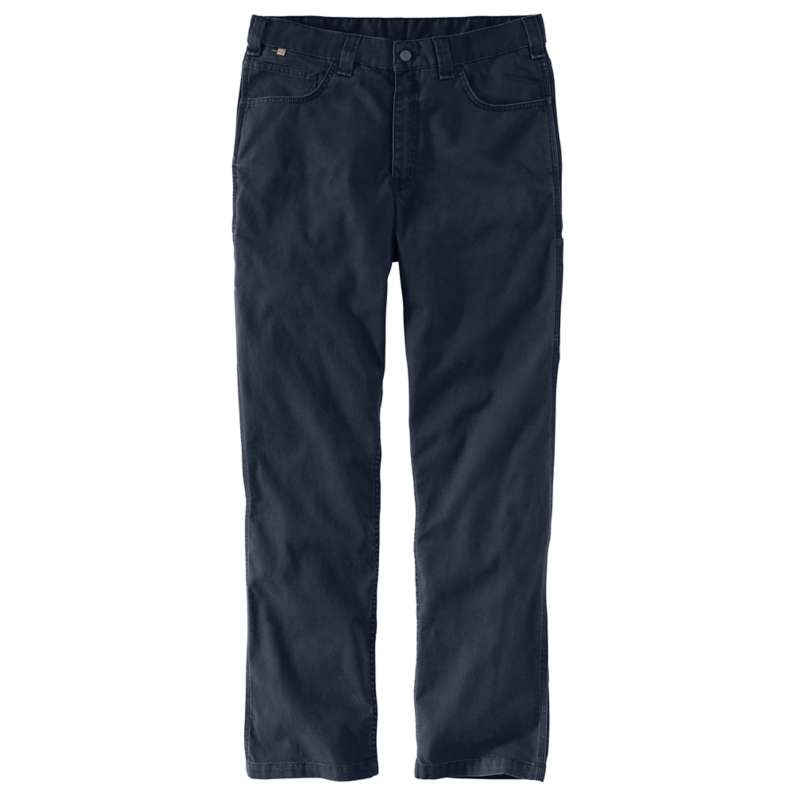 Carhartt  Navy Flame-Resistant Rugged Flex Relaxed Fit Canvas Five-Pocket Work Pant