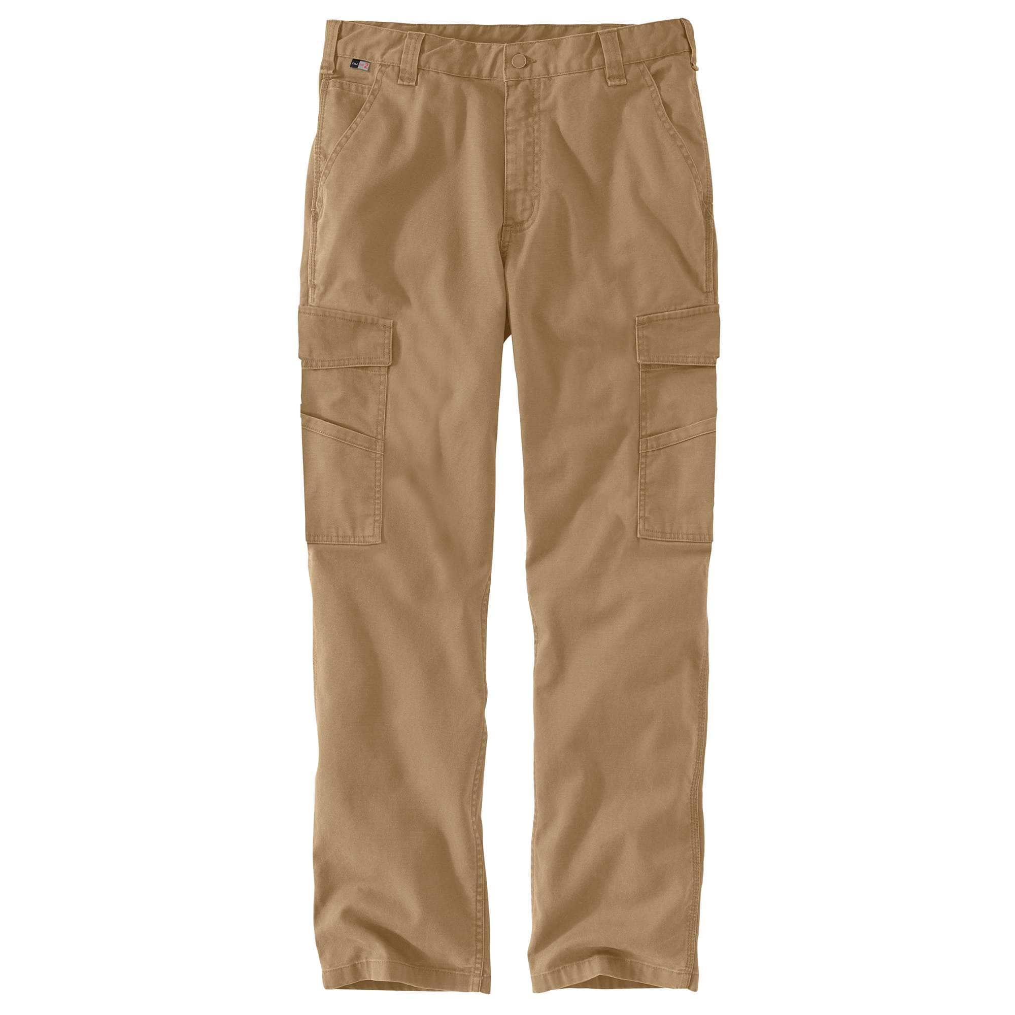 Flame-Resistant Rugged Flex® Relaxed Fit Canvas Cargo Work Pant ...