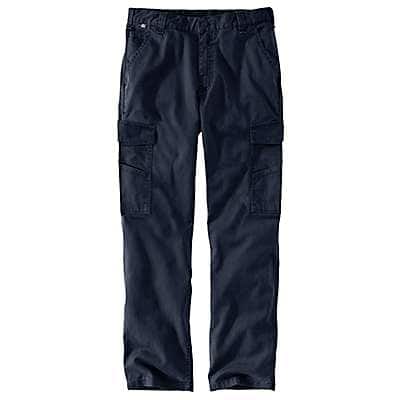 Carhartt Men's Navy Flame Resistant Rugged Flex® Relaxed Fit Canvas Cargo Pant