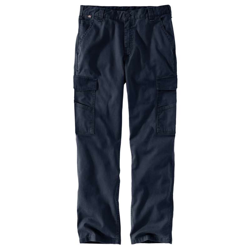 Carhartt  Navy Flame Resistant Rugged Flex® Relaxed Fit Canvas Cargo Pant