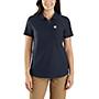 Additional thumbnail 1 of Women's Relaxed Fit Midweight Short-Sleeve Pocket Polo