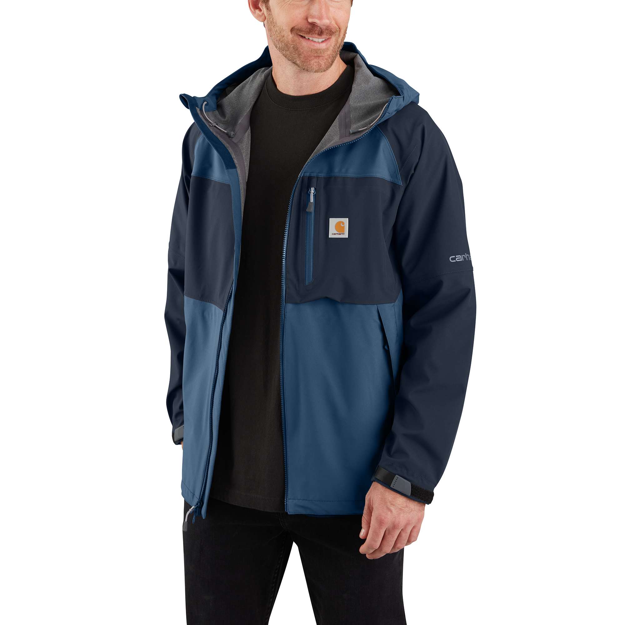 carhartt fishing rain jacket