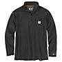 Additional thumbnail 1 of Carhartt Force® Relaxed Fit Midweight Long-Sleeve Quarter-Zip Mock-Neck T-Shirt