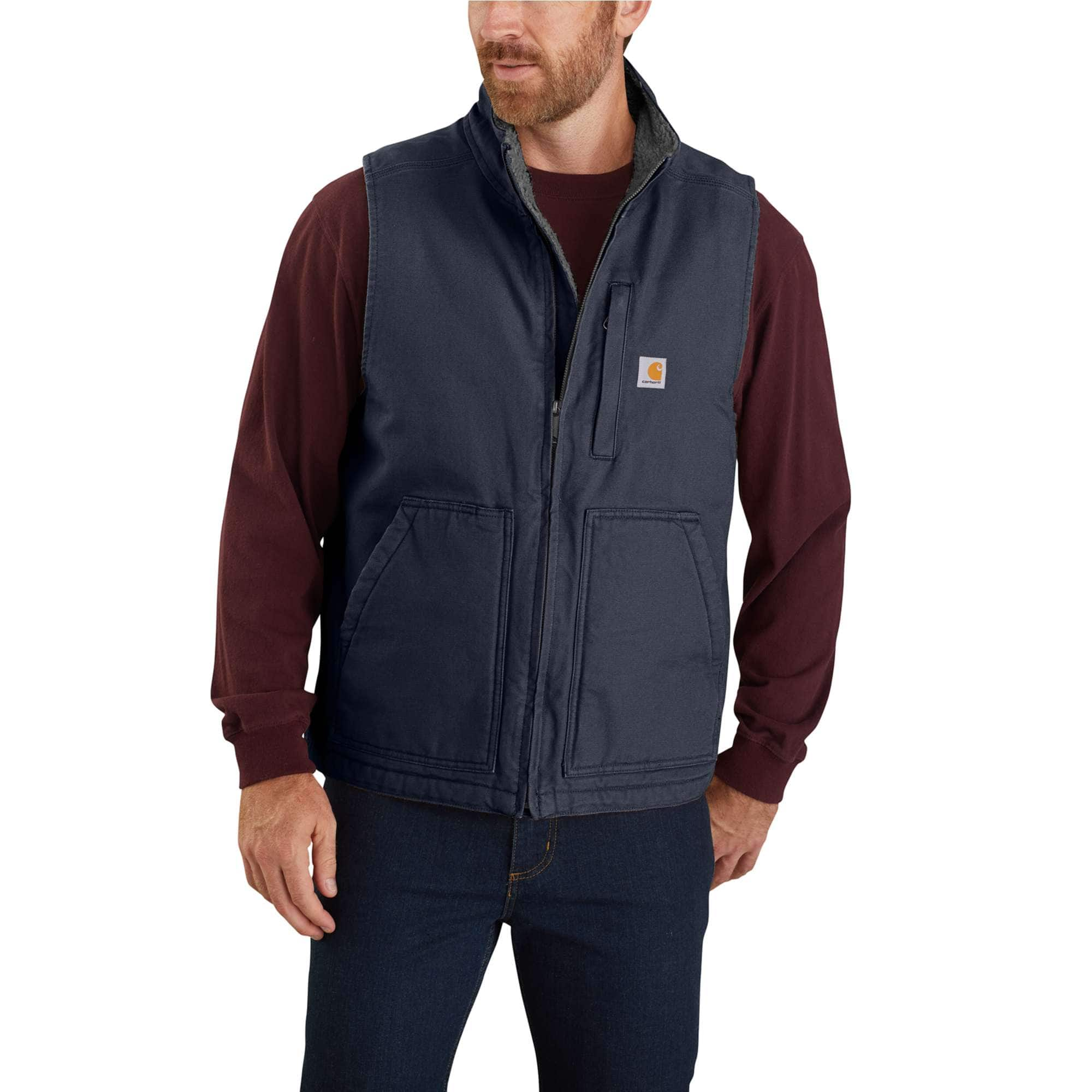 carhartt men's knoxville hooded vest