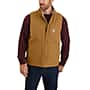 Additional thumbnail 1 of Loose Fit Washed Duck Sherpa-Lined Mock-Neck Vest