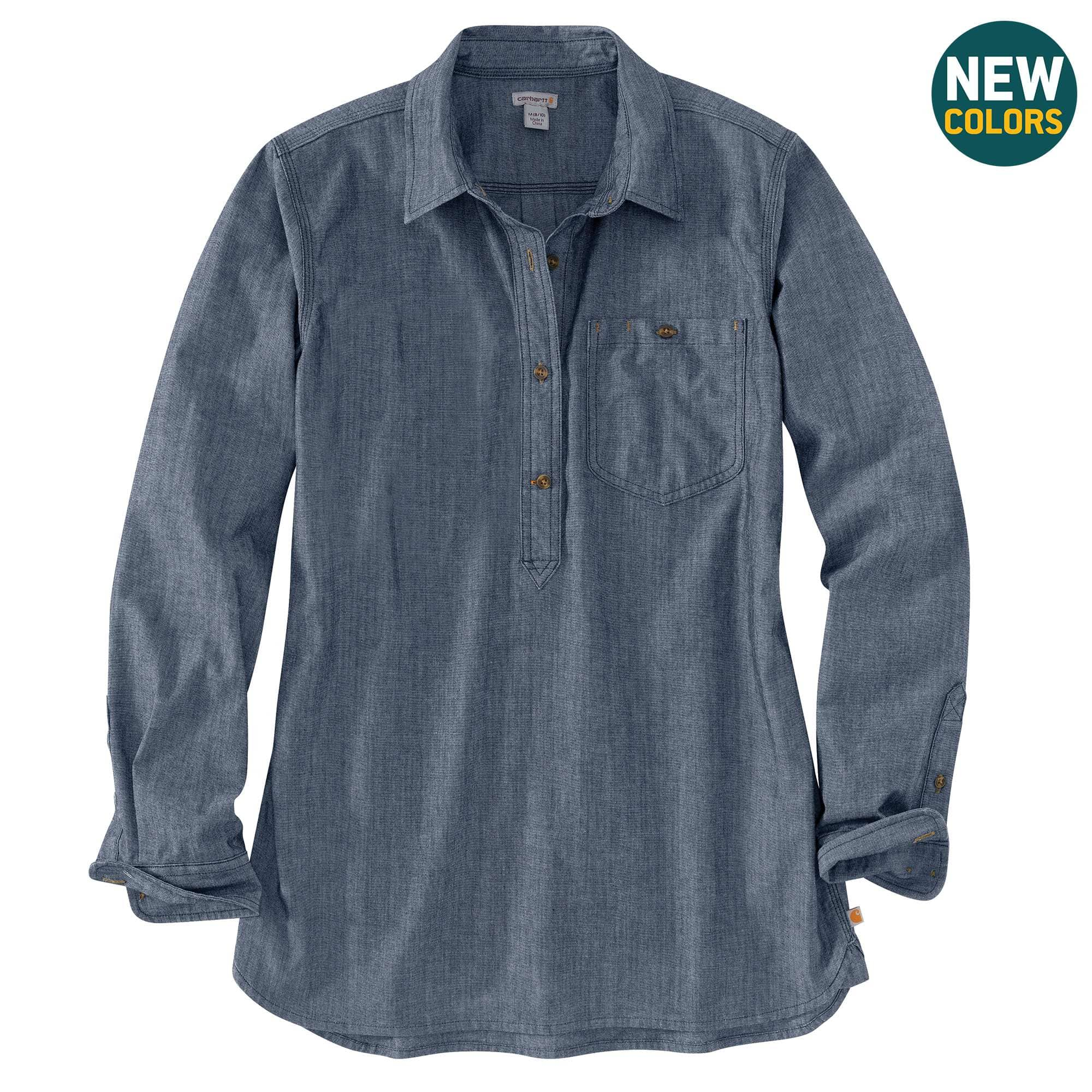 fitted chambray shirt womens