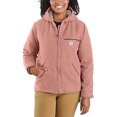 Carhartt Women's Blackberry Women's Loose Fit Washed Duck Sherpa Lined Jacket - 3 Warmest Rating