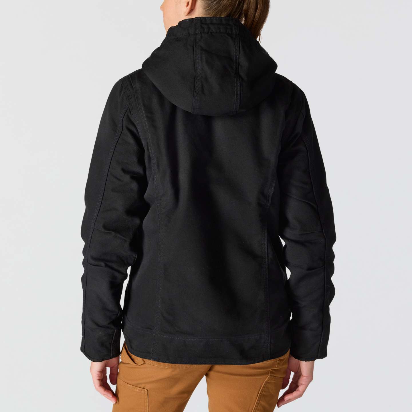 Женская куртка Carhartt Iconic Washed Duck Sierra, цвет: Чёрный — фото 2