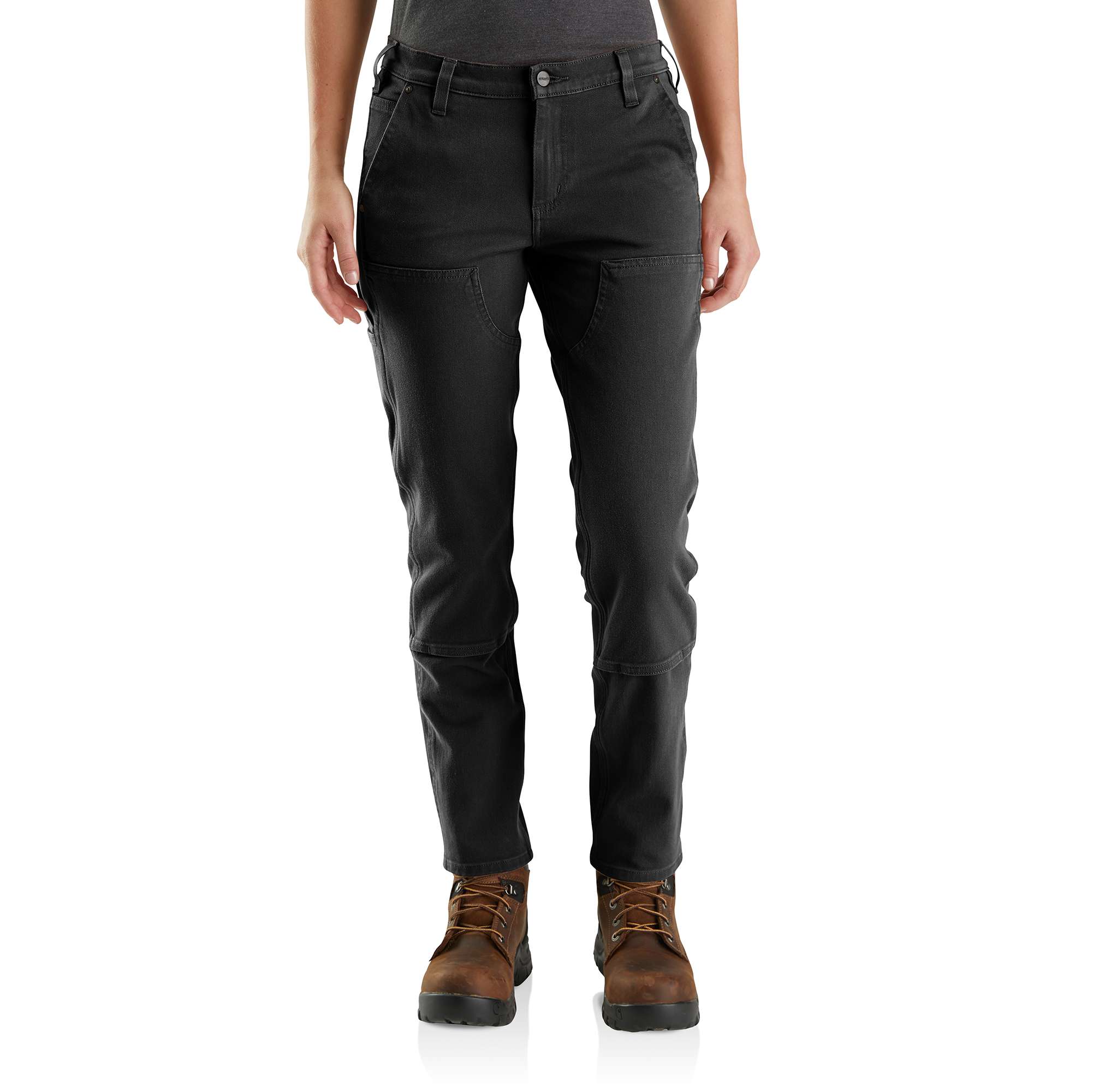 Carhartt Rugged Flex™ werkbroek van keperstof met relaxte pasvorm en dubbele voorkant