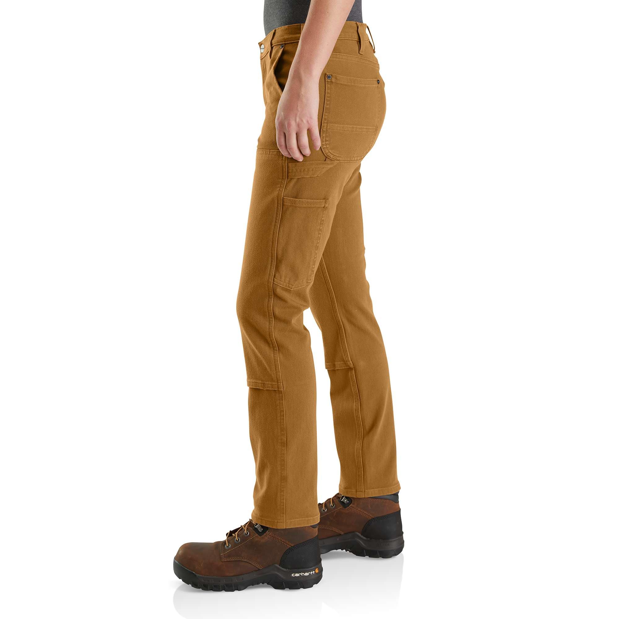 Women's Double-Knee Pant - Relaxed Fit Rugged Flex® Twill
