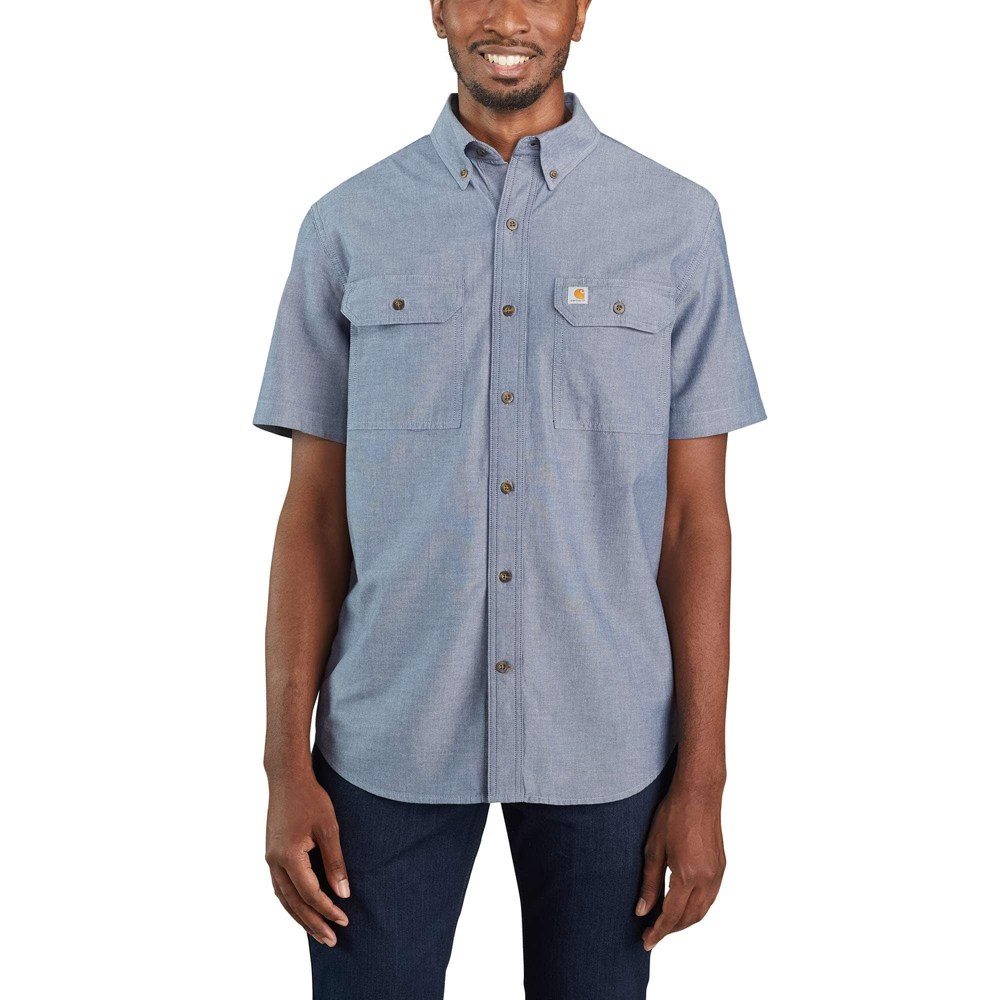 carhartt button up short sleeve shirts