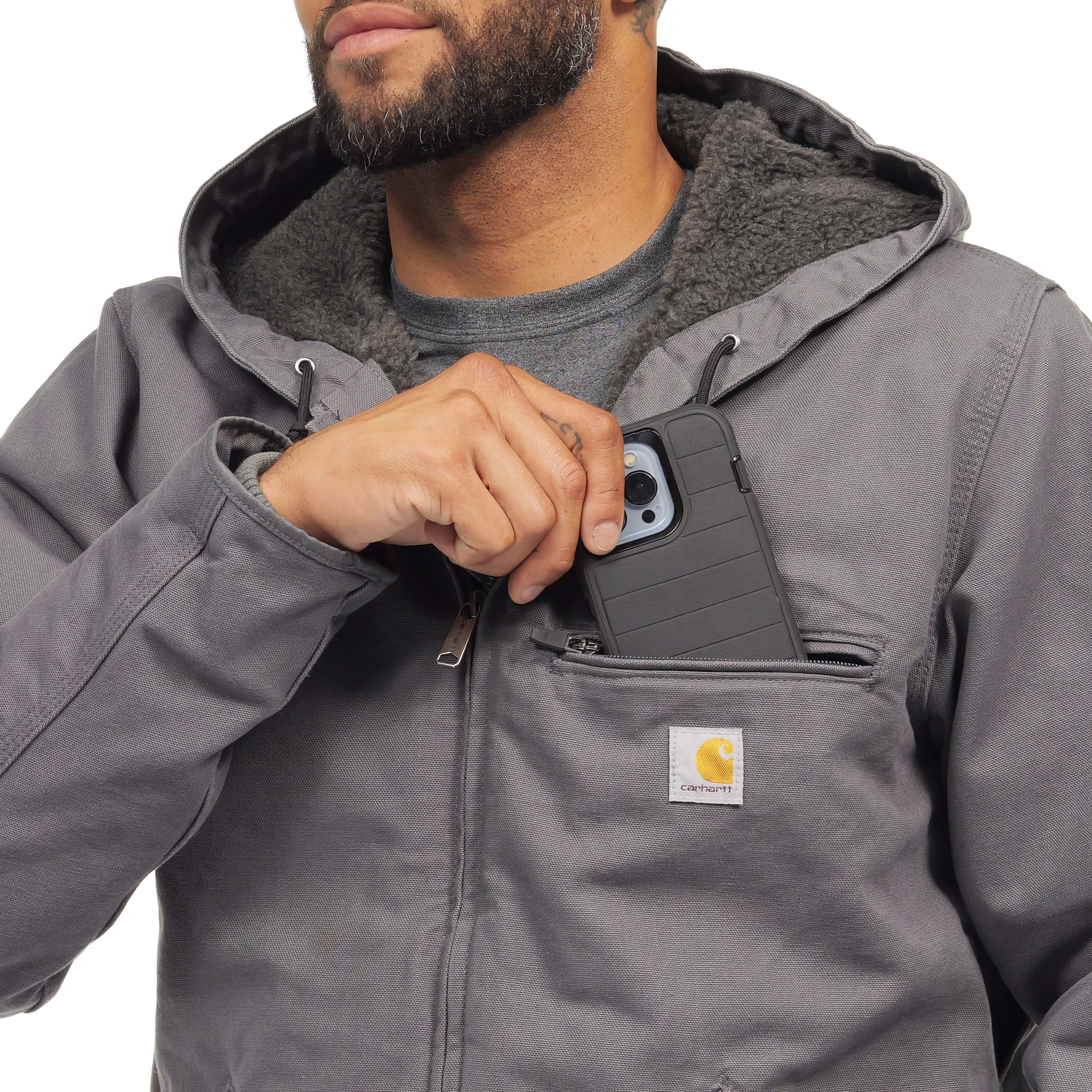 Additional thumbnail 6 of Men's Sherpa-Lined Jacket - Relaxed Fit - Washed Duck - 3 Warmest Rating