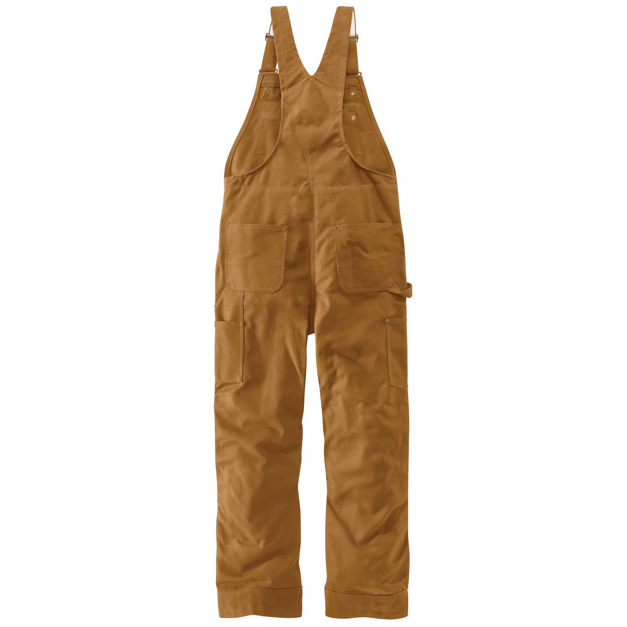 black insulated carhartt overalls