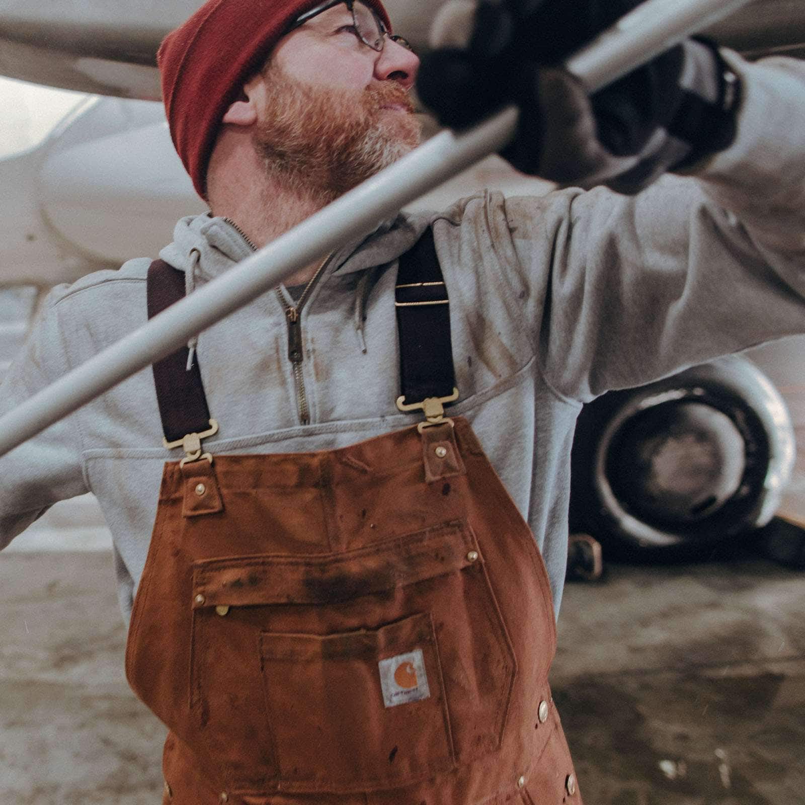 Additional thumbnail 4 of Loose Fit Firm Duck Insulated Bib Dungarees