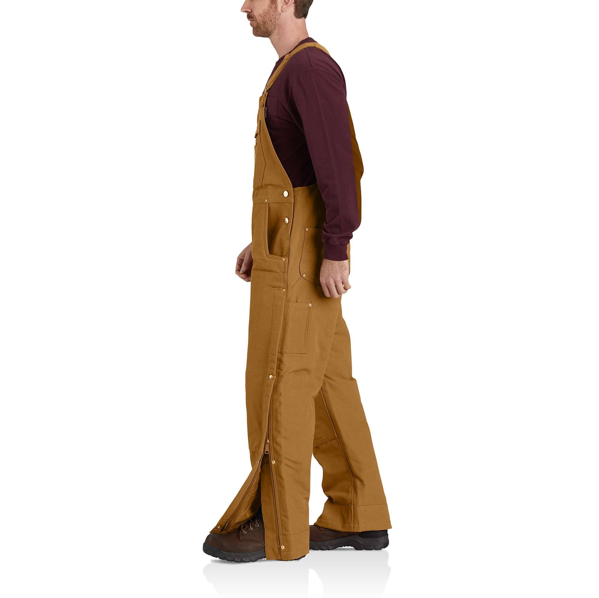 Additional thumbnail 4 of Loose Fit Firm Duck Insulated Bib Overall - 2 Warmer Rating