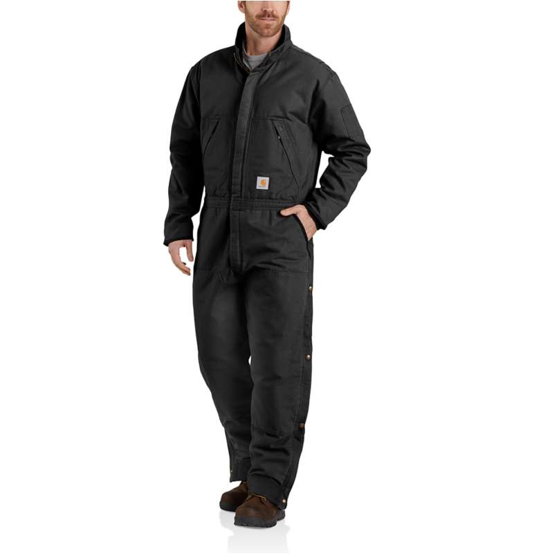 Loose Fit Washed Duck Insulated Coverall 4 Extreme Warmth Rating