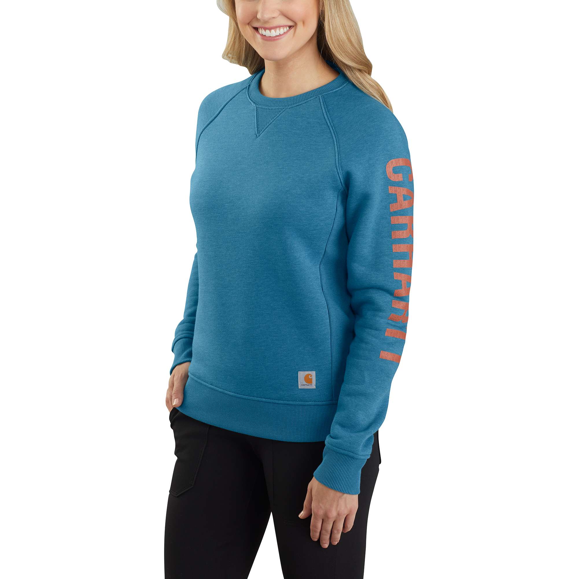 Download Women's Carhartt® Relaxed Fit Midweight Crewneck Carhartt ...