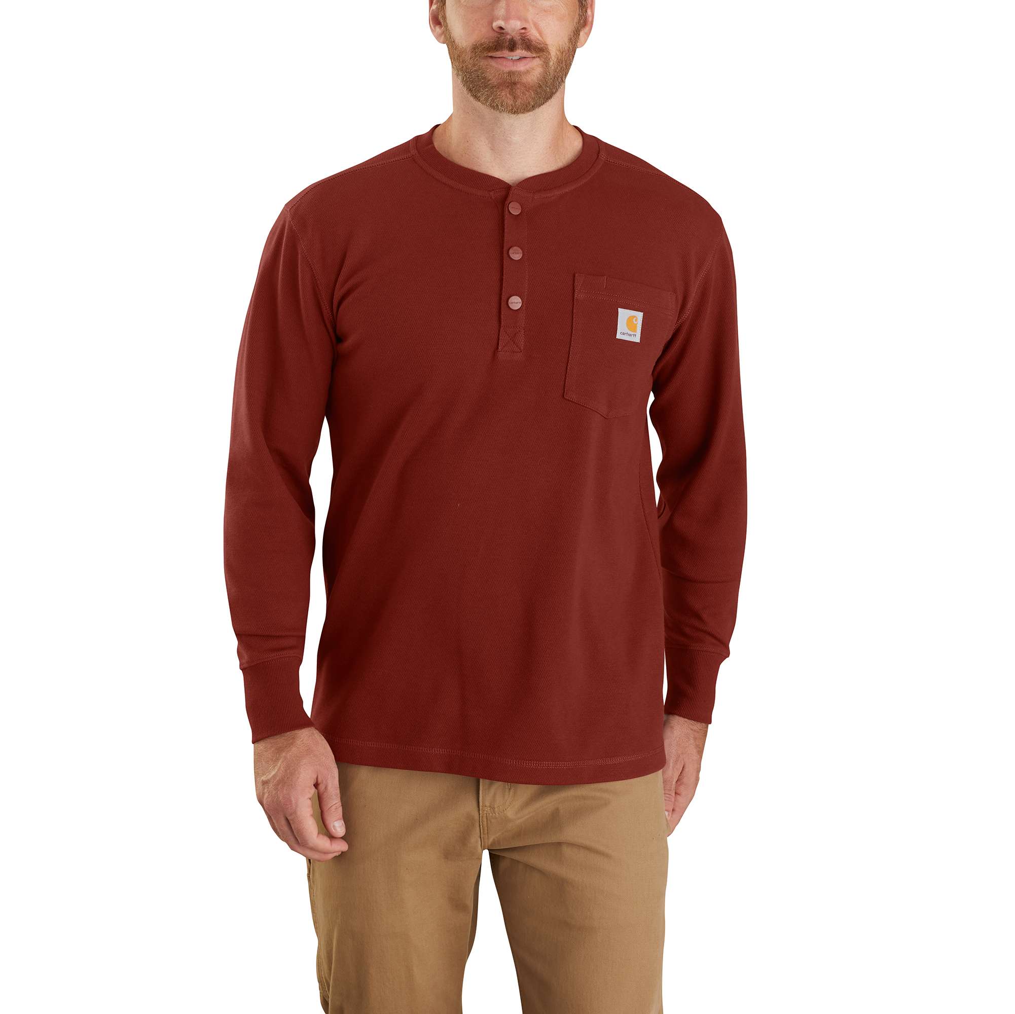 carhartt relaxed fit long sleeve shirt