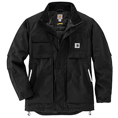 Carhartt Men's Black Yukon Extremes™ Full Swing® Insulated Coat - 4 Extreme Warmth Rating