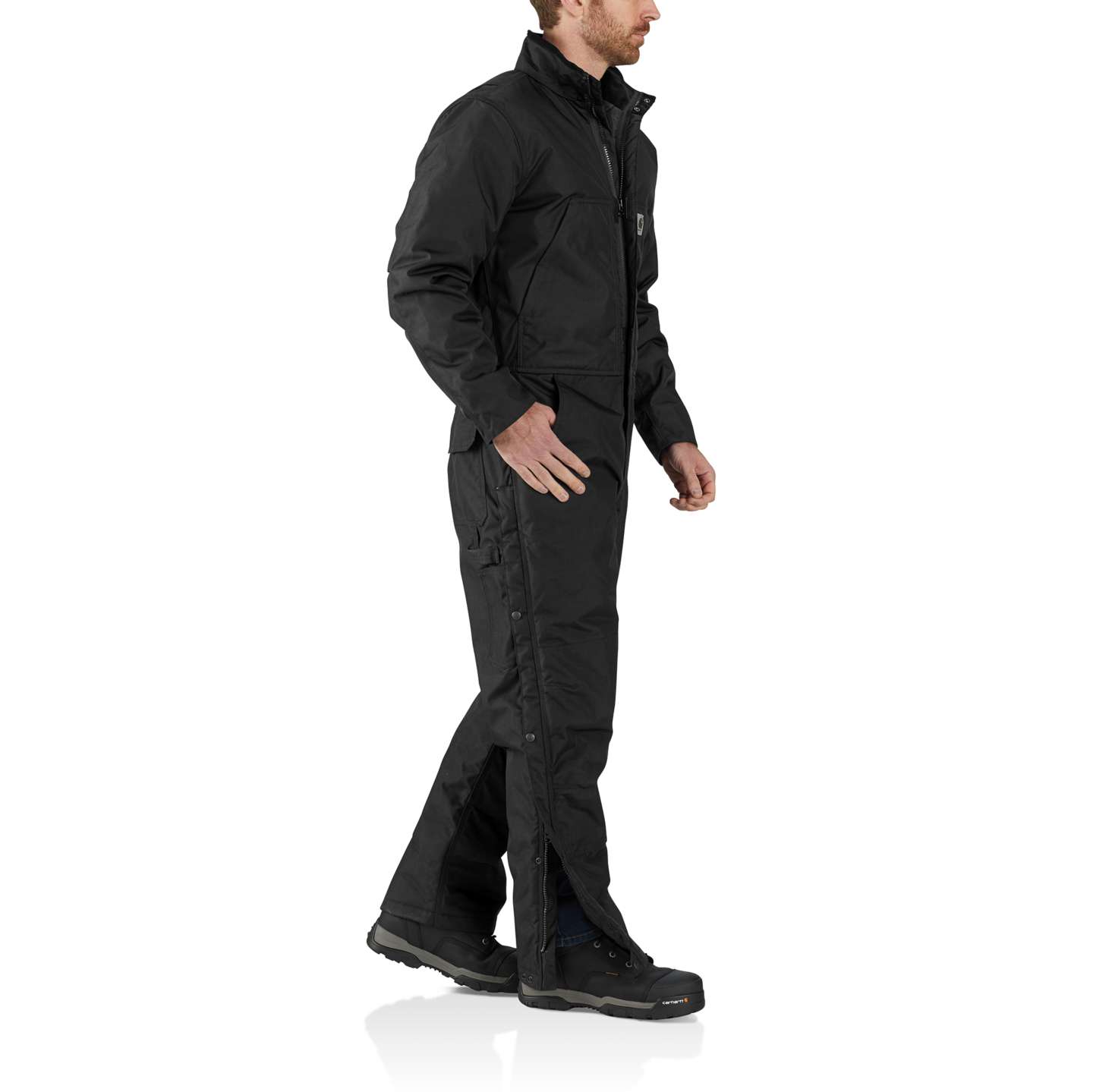 Мужской комбинезон Carhartt Yukon Extremes™ Insulated Coverall - 4 Extreme Warmth Rating, цвет: Чёрный — фото 2