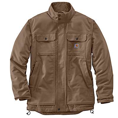 Carhartt Men's Canyon Brown Full Swing® Relaxed Fit Quick Duck Insulated Traditional Coat