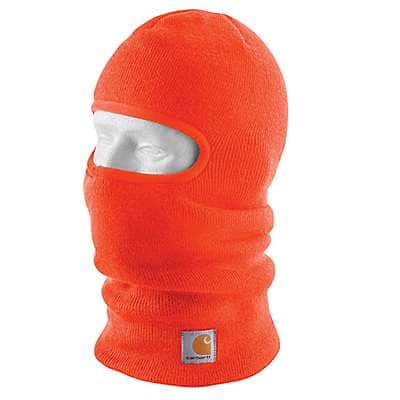 Carhartt Men's Brite Orange Carhartt® Knit Insulated Face Mask