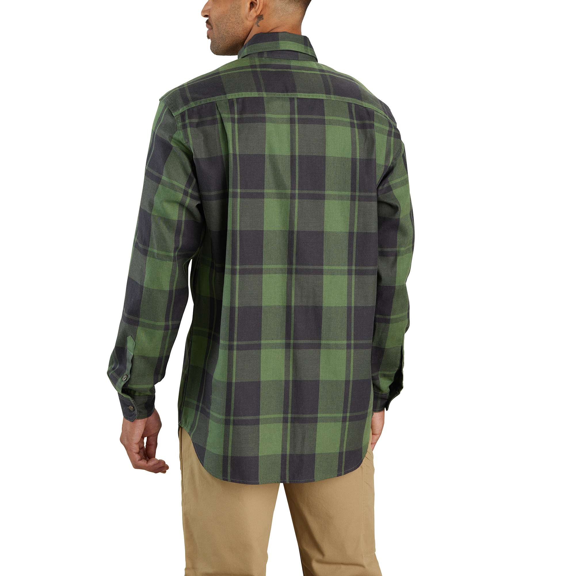 Additional thumbnail 2 of Flame Resistant Force Rugged Flex® Loose Fit Twill Long-Sleeve Plaid Shirt