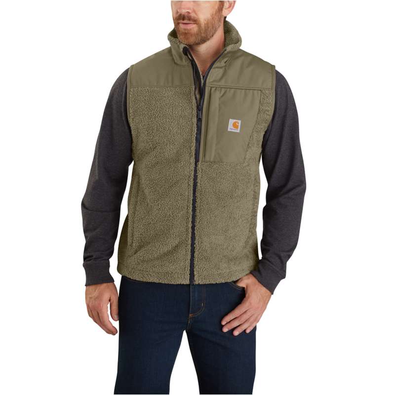 Carhartt  Burnt Olive Yukon Extremes™ WindFighter® Fleece Vest - 1 Warm Rating