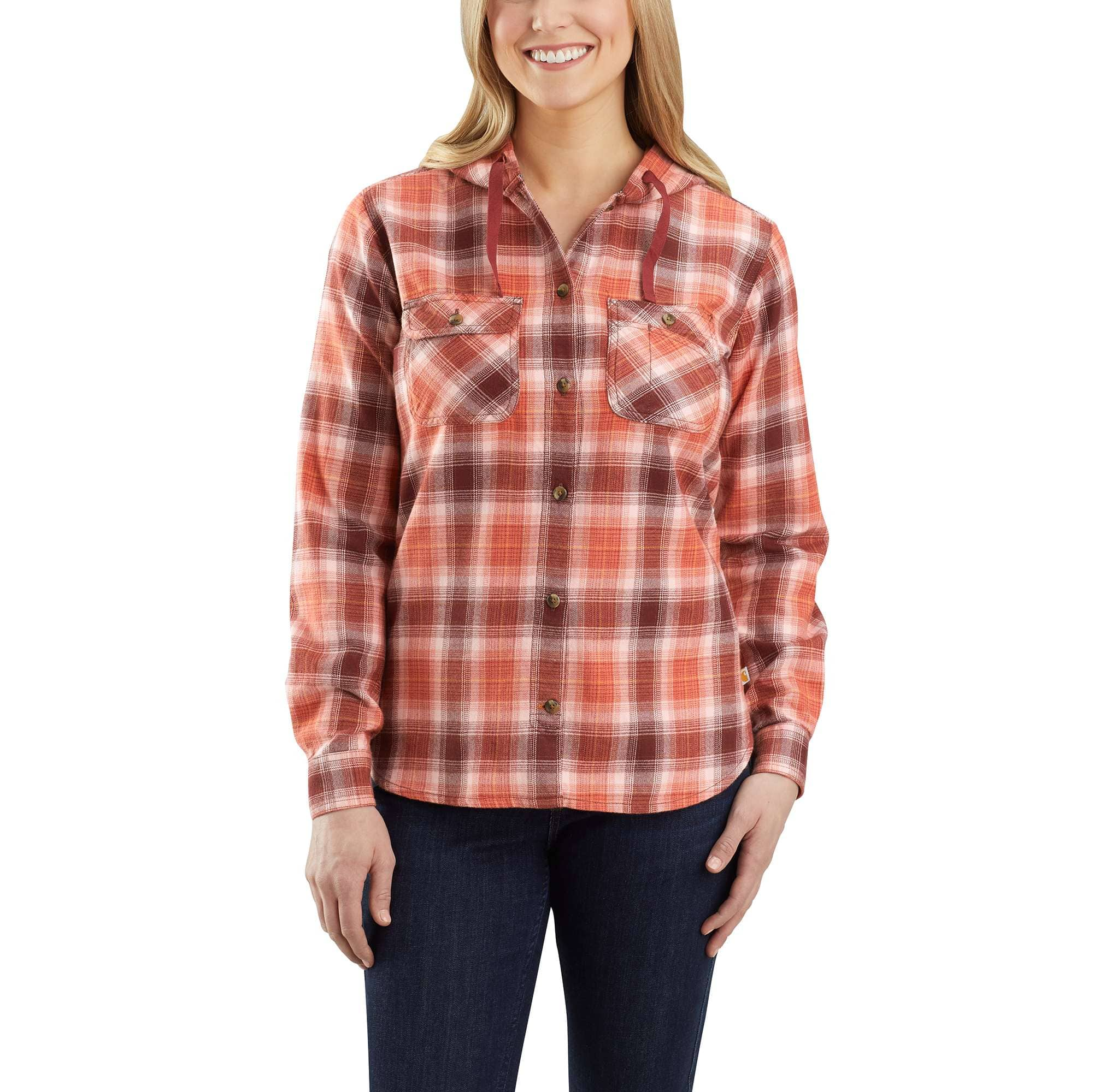 carhartt women's flannel shirt